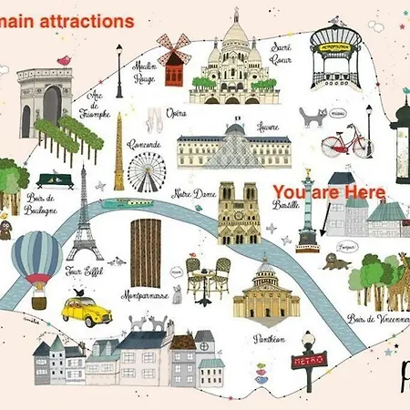 Lovely Flat Bastille - Marais Parigi